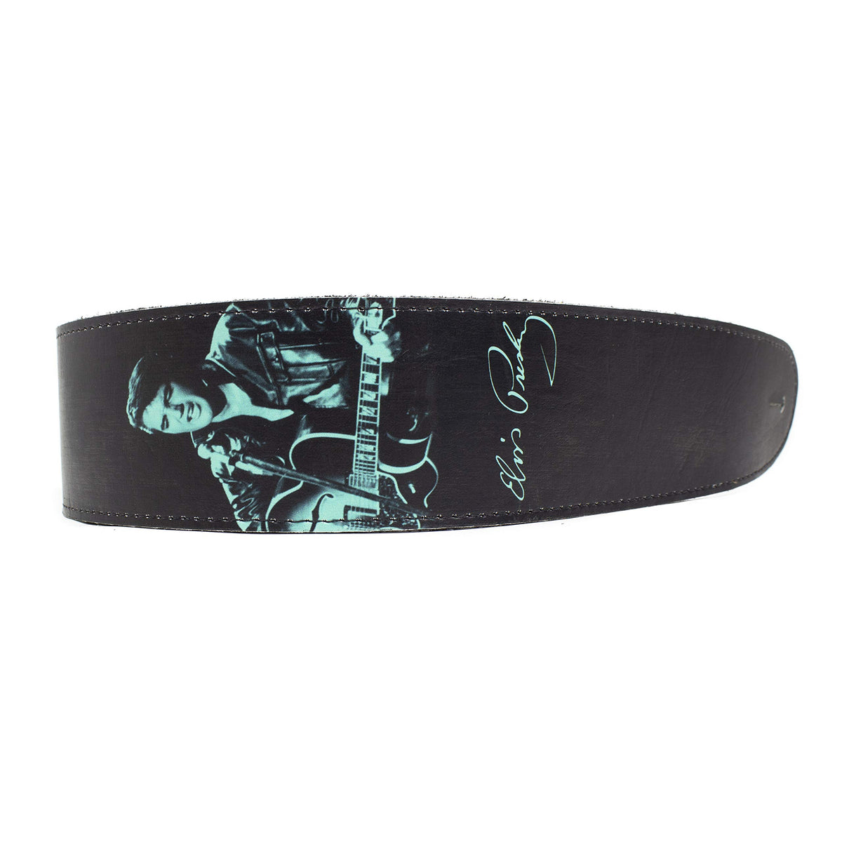 Perri's Leathers P25EPV-8265 Elvis, Leather Guitar Strap with High Resolution Imaging - image 5