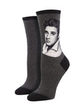 Socksmith Women's Elvis Portrait Crew Sock