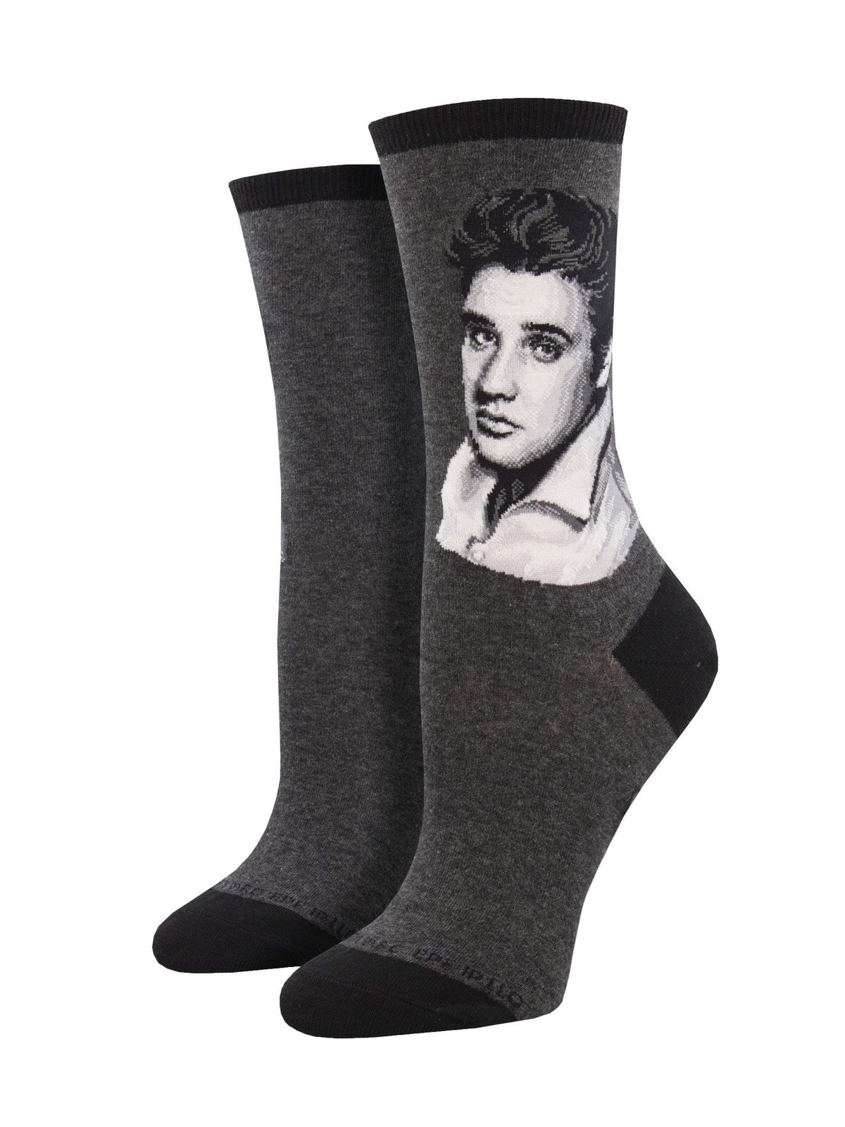 Socksmith Women's Elvis Portrait Crew Sock