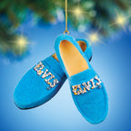 Kurt Adler Elvis Presley Blue Suede Shoes Christmas Ornaments - image 2