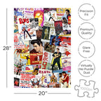 AQUARIUS Elvis Presley - Movie Poster Collage 1000 Piece Jigsaw Puzzle - image 2