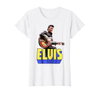 Elvis Presley Official Guitar Portrait T-Shirt Small - image 65