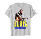 Elvis Presley Official Guitar Portrait T-Shirt Small - image 60