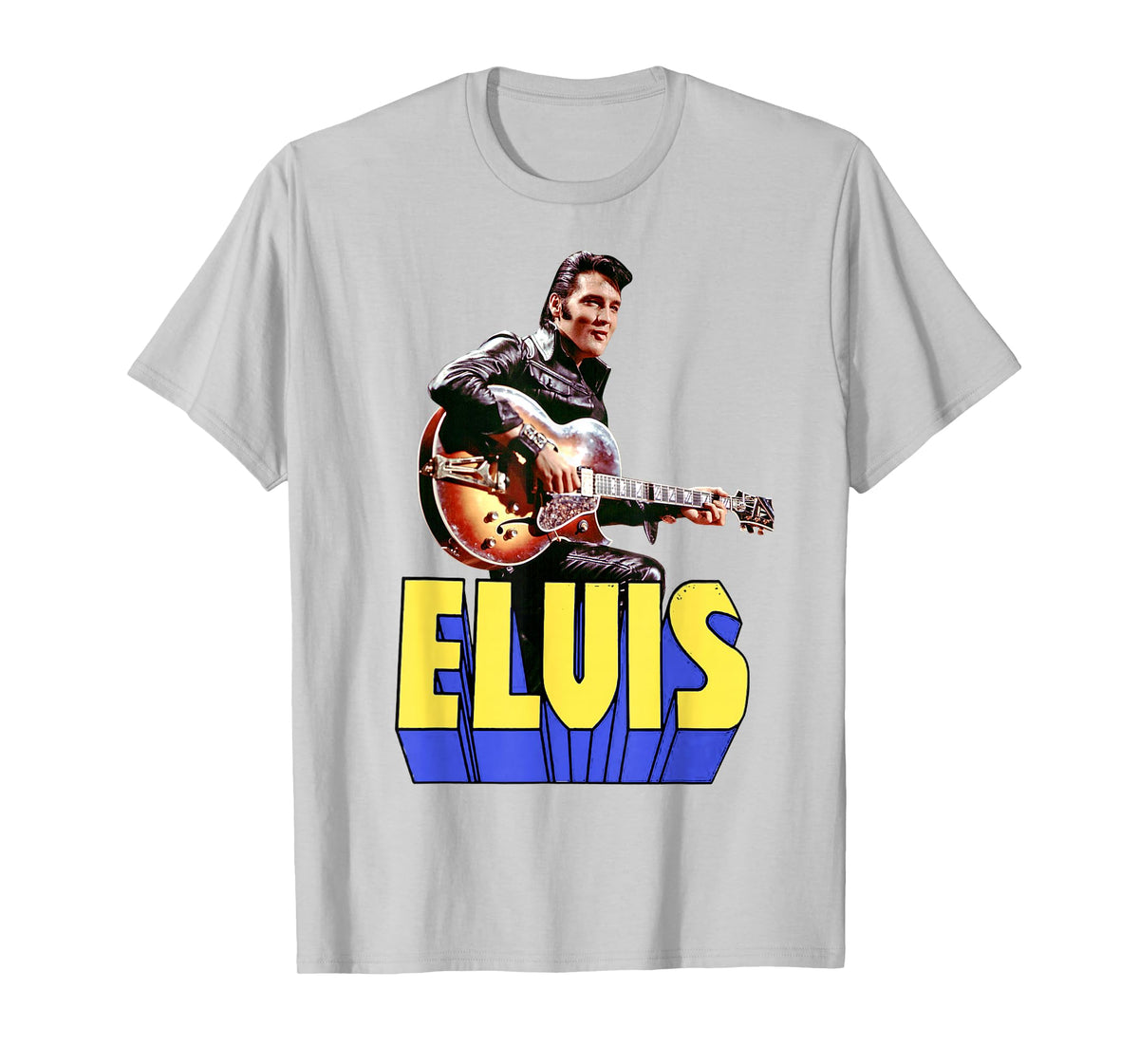 Elvis Presley Official Guitar Portrait T-Shirt Small - image 60