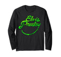 Elvis Presley Official Retro Script Long Sleeve T-Shirt