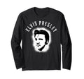 Elvis Presley Photo Glow Official Long Sleeve T-Shirt