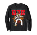 Elvis Presley Official Retro Long Sleeve T-Shirt