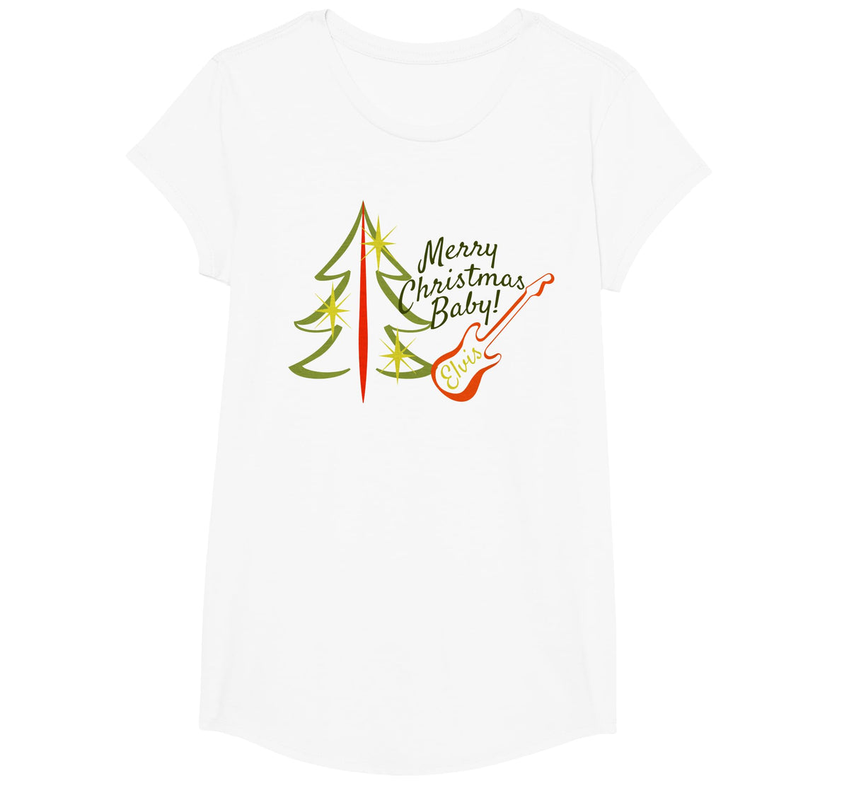 Elvis Presley Official Merry Christmas Baby! T-Shirt - image 3