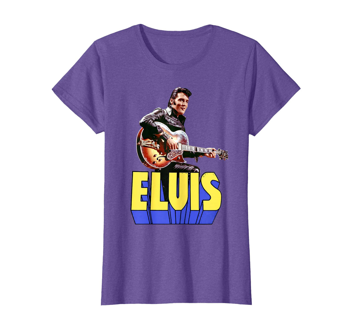 Elvis Presley Official Guitar Portrait T-Shirt Small - image 58