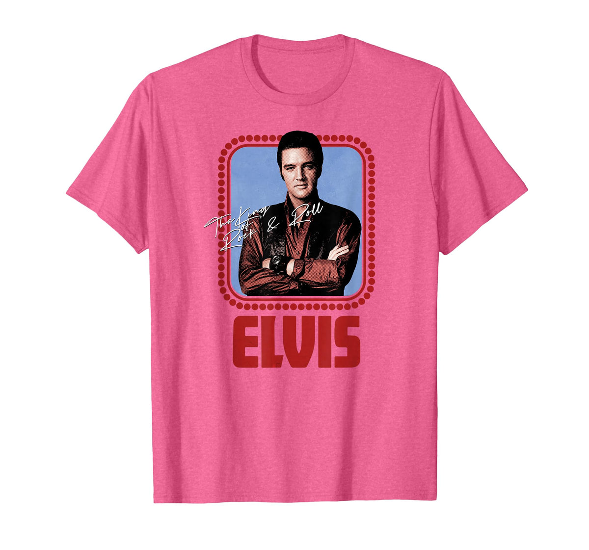 Elvis Presley Official Rock N Roll Script T-Shirt - image 62
