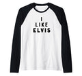 I Like Elvis Official Raglan Baseball Tee