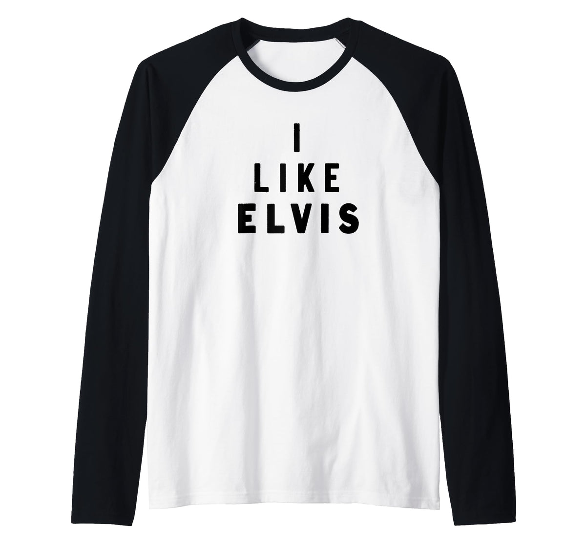 I Like Elvis Official Raglan Baseball Tee