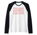 Elvis Presley Official 68 Comeback Sign Raglan Baseball Tee