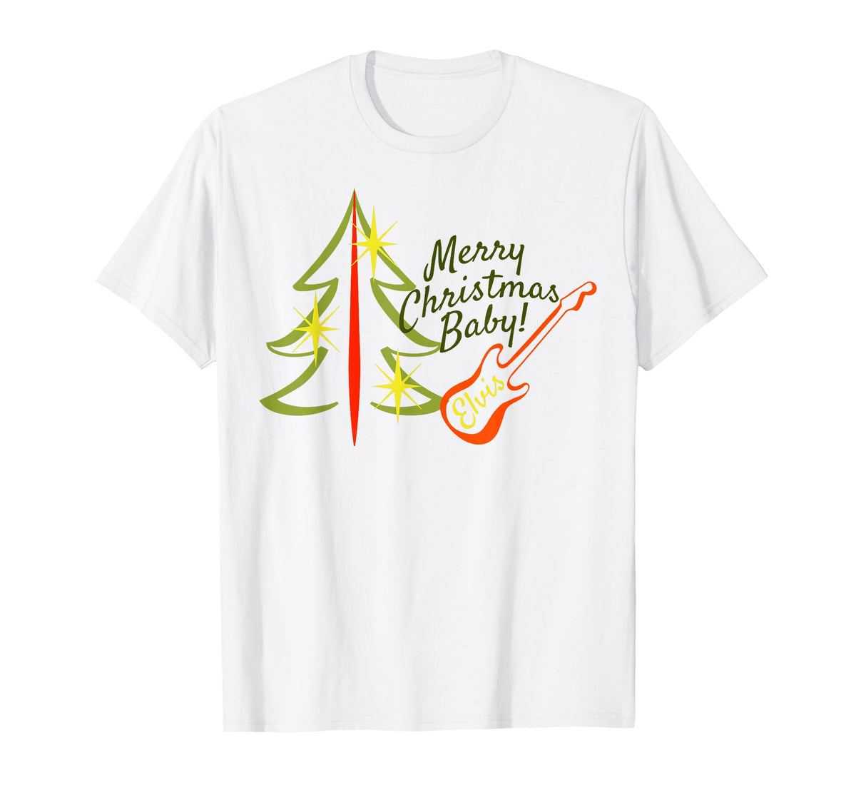 Elvis Presley Official Merry Christmas Baby! T-Shirt