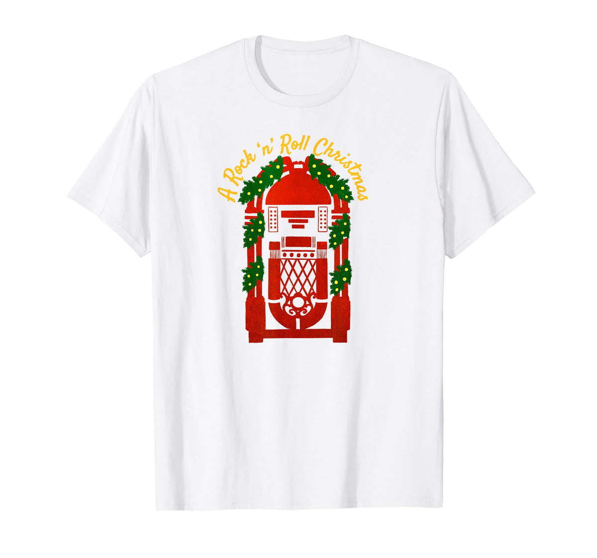 Elvis Presley Official A Rock 'N' Roll Christmas Juke Box T-Shirt