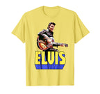 Elvis Presley Official Guitar Portrait T-Shirt Small - image 66