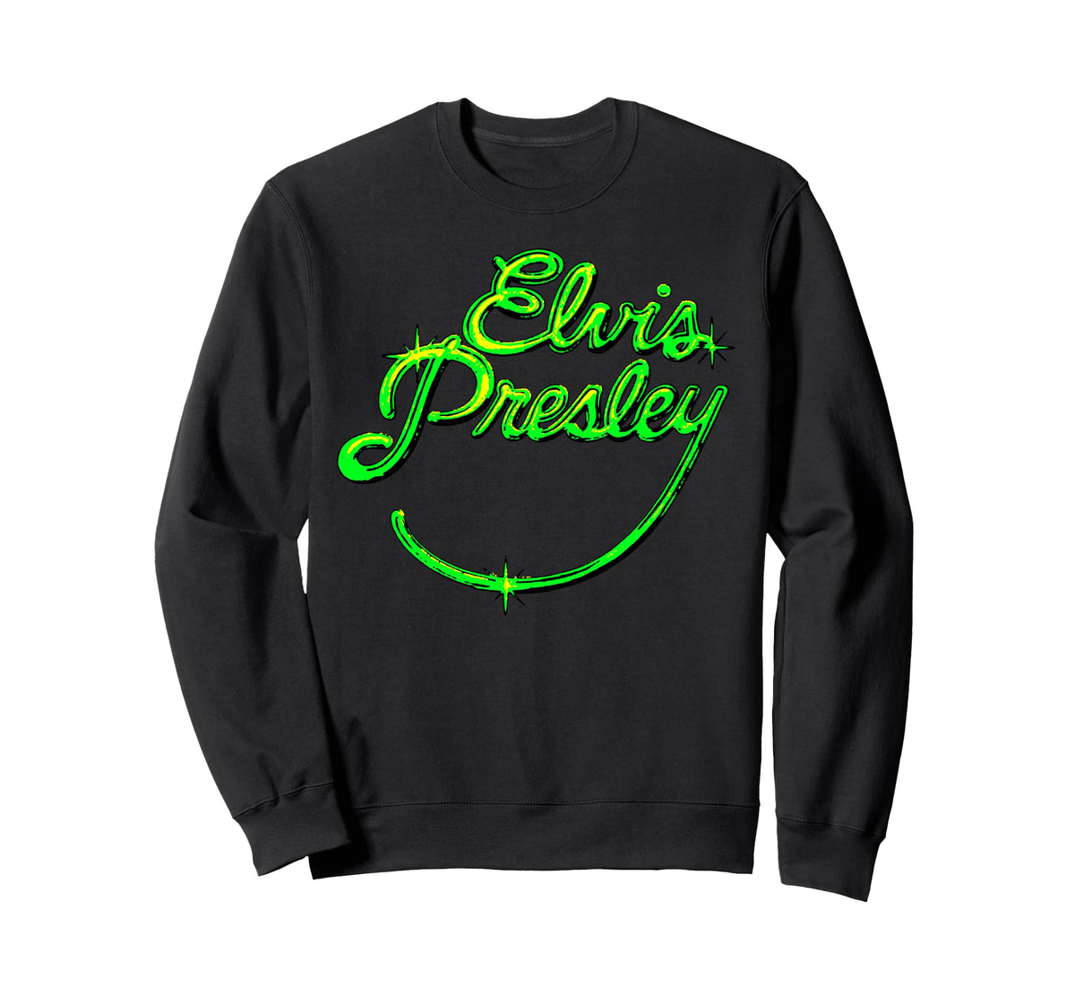 Elvis Presley Official Retro Script Sweatshirt