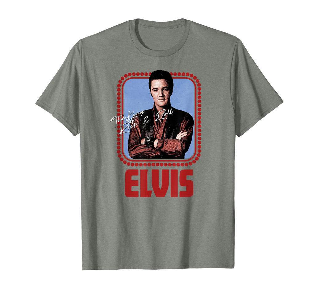 Elvis Presley Official Rock N Roll Script T-Shirt - image 64