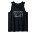 Elvis White Buckle Logo Tank Top