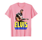 Elvis Presley Official Guitar Portrait T-Shirt Small - image 71