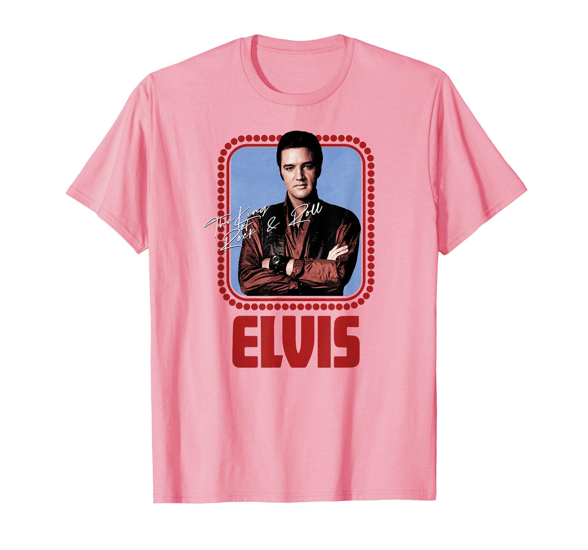 Elvis Presley Official Rock N Roll Script T-Shirt - image 63