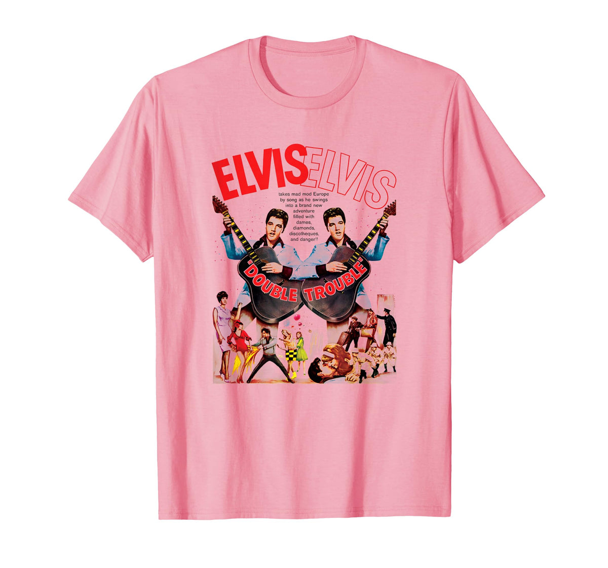 Elvis Presley Double Guitar T-Shirt