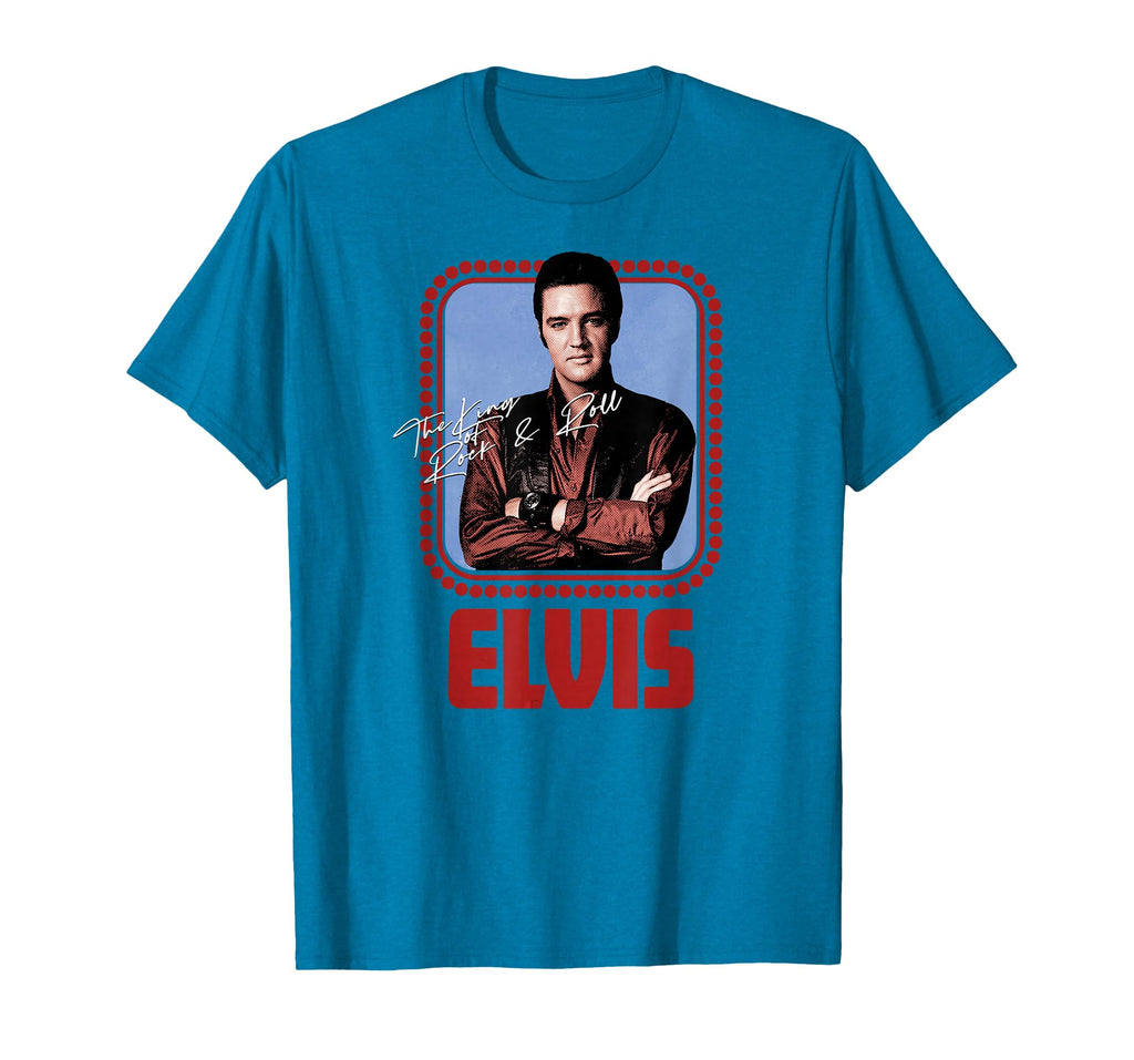 Elvis Presley Official Rock N Roll Script T-Shirt - image 59