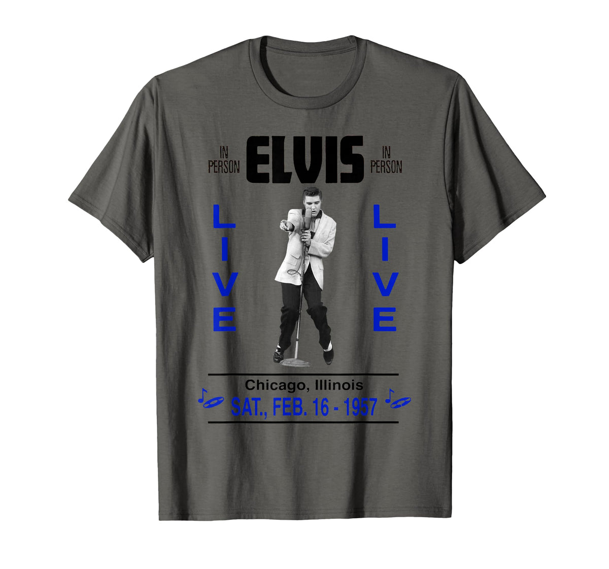 Elvis Presley Official 1957 Chicago Concert T-Shirt