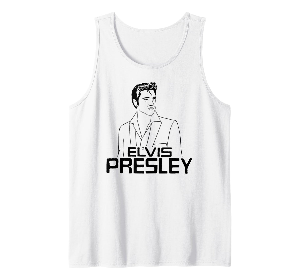 Elvis Presley Official Profile Tank Top