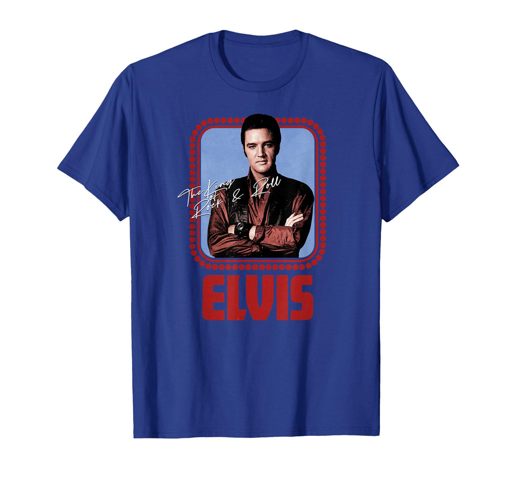 Elvis Presley Official Rock N Roll Script T-Shirt - image 65