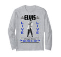 Elvis Presley Official 1957 Chicago Concert Long Sleeve T-Shirt