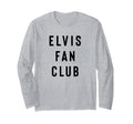 Elvis Fan Club Official Long Sleeve T-Shirt
