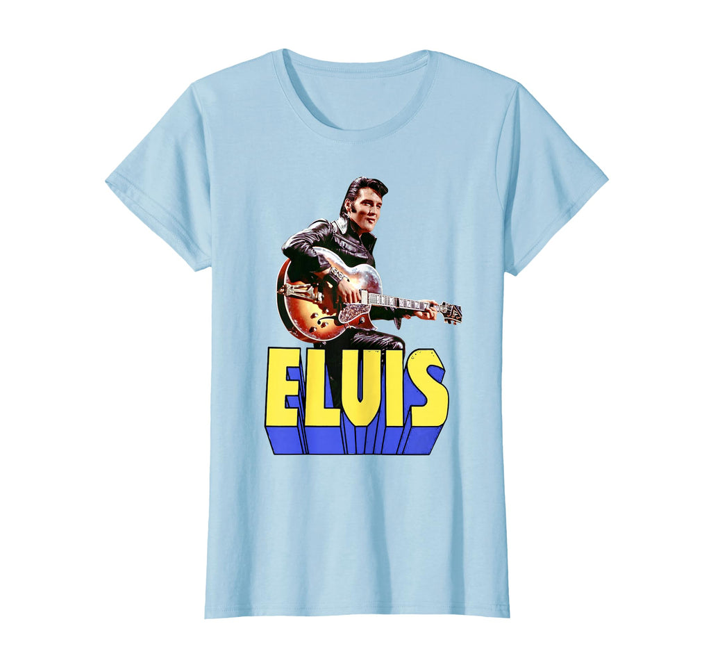 Elvis Presley Official Guitar Portrait T-Shirt Small - image 67