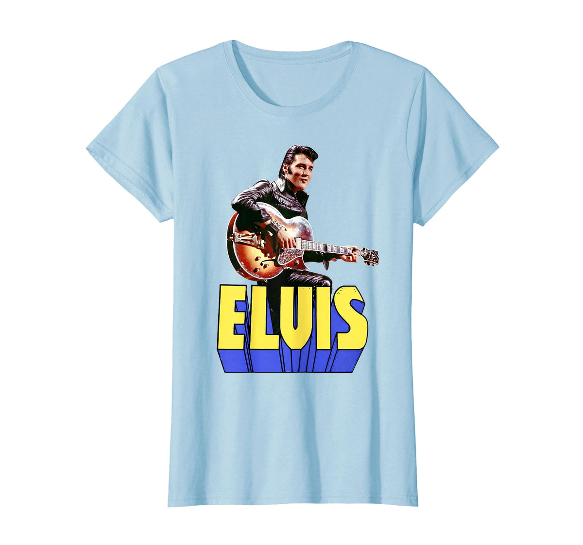 Elvis Presley Official Guitar Portrait T-Shirt Small - image 67