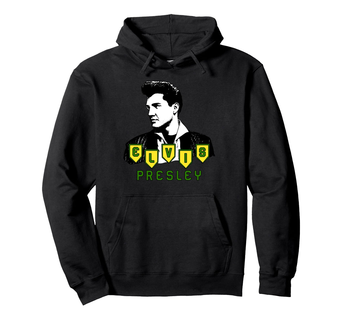 Elvis Presley Pennant Flag Pullover Hoodie