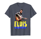 Elvis Presley Official Guitar Portrait T-Shirt Small - image 72