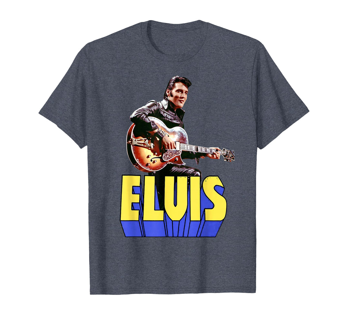 Elvis Presley Official Guitar Portrait T-Shirt Small - image 72