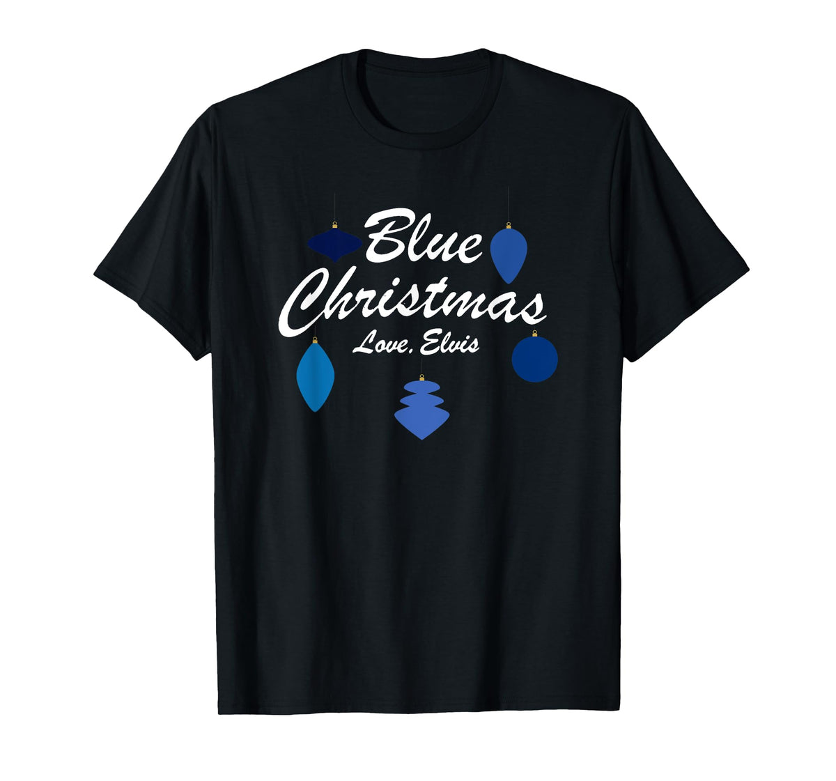 Elvis Presley Official Blue Christmas Love, Elvis T-Shirt