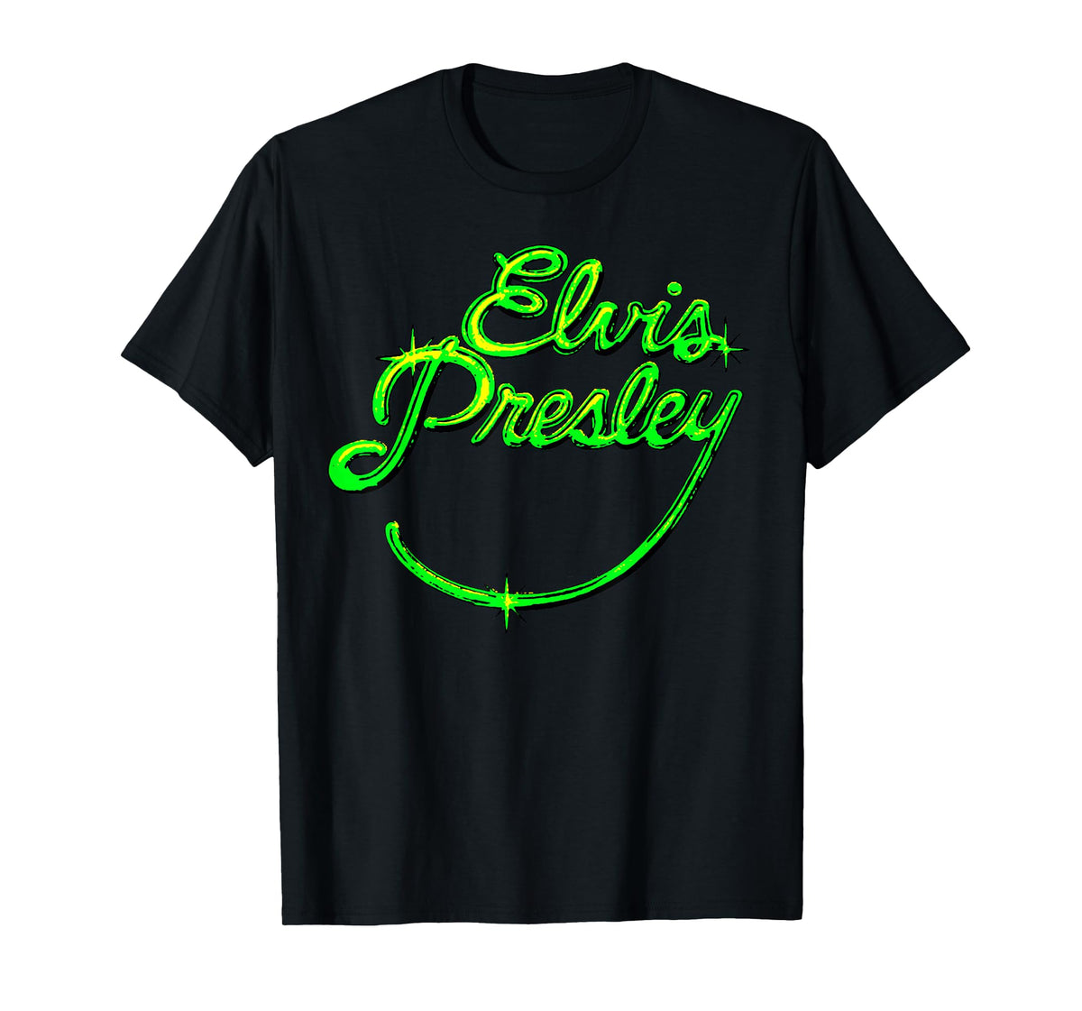 Elvis Presley Official Retro Script T-Shirt