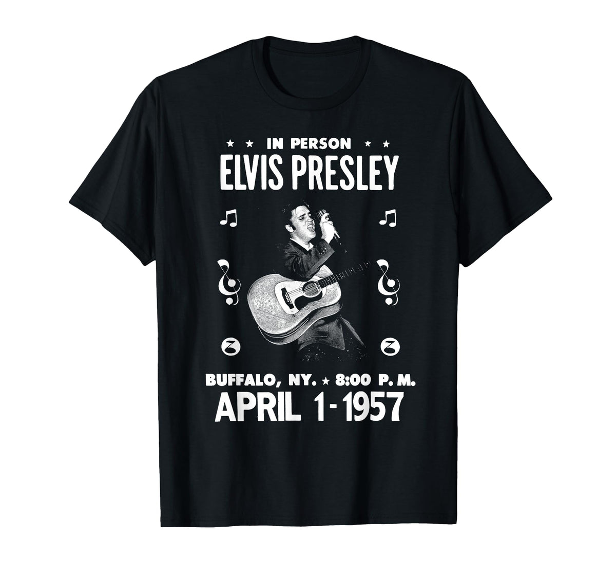 Elvis Presley Official Gig Poster T-Shirt Small