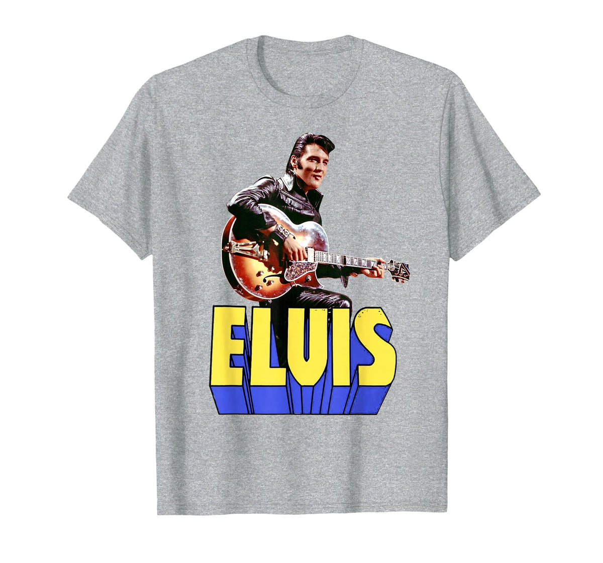 Elvis Presley Official Guitar Portrait T-Shirt Small - image 70