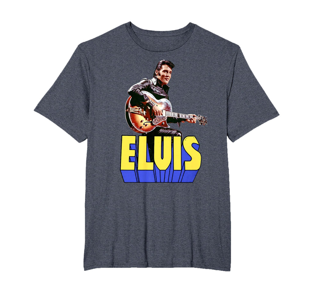 Elvis Presley Official Guitar Portrait T-Shirt Small - image 57